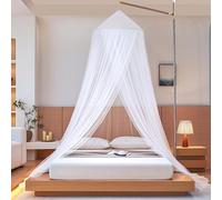 PIWOSGOL Moustiquaire de Lit, Grande Moustiquaire pour Simple & Double, moustiquaire Ciel de lit, Ciel de Lit Bebe, Mosquito Net, Protection fiable Contre Les Insectes et Baldaqui, (250x1100x60cm)