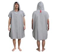 PIWOSGOL Poncho de Bain Adulte en Microfibre Poncho de Surf de Plage Changement Peignoir de Bain Changing Towel pour Le Surf, la Natation,Les Voyages, Le Sport, Le Yoga, Le Sauna