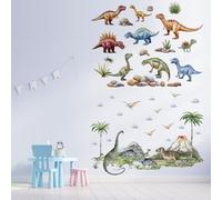 PIWOSGOL Stickers Muraux Grand Dinosaure XXL,Stickers Dinosaure Mural Grand dinosaure Décoration Murale DIY Salon Salle de Bain Chambre Enfants Bébé Décoration