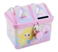 PIWOSGOL Tirelire Métallique pour Fille avec Cadenas, Tirelire Sirène, Boîte à Économies pour Enfants, Pot à Pièces, Idée Cadeau pour Fille - Vacances, Anniversaire, Noël