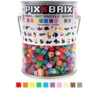 Pix Brix - CEFA TOYS - Pot de 1500 pièces - Multicolore - Construction 2D/3D - À partir de 6 ans