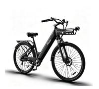 Pixar C1-Vélo Électrique Cadre Bas 27,5"" Moteur 250W Batterie 36V13Ah Shimano 7 Vitesses Vitesse Max 25km/h Noir