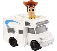 Pixar Disney Pixar Toy Story 4, mini-figurine Woody avec véhicule RV, jouet miniature pour enfant, GCY61