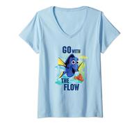 Pixar Finding Dory Go With the Flow T-Shirt avec Col en V
