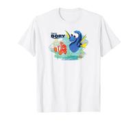 Pixar Finding Dory Nemo and Dory T-Shirt, Homme, Blanc, 5XL