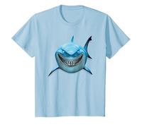 Pixar Finding Nemo Bruce Shark Smile T-Shirt, Enfant, Bleu Céleste, 3 ans