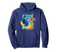Pixar Finding Nemo Dory Nemo Sweat à Capuche, Unisexe pour adultes, Bleu Marine, XXL