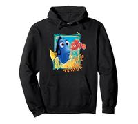 Pixar Finding Nemo Dory Nemo Sweat à Capuche, Unisexe pour adultes, Noir, M