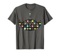 PIXAR T-Shirt Toy Story Aliens Caricature Blanc Unisex Adulte S