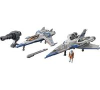Disney Pixar Lightyear Buzz l’Éclair Coffret de vaisseaux Série Hypervitesse, 2 vaisseaux spatiaux, Mini-Figurine et Canon, détails Authentiques, Jouet Enfant, Dès 4 Ans, HHY16