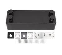 PIXAXOHH Corde à Linge rétractable, pour Usage intérieur et extérieur, Fil en Acier Inoxydable, rétraction Automatique, Gain de Place, Fixation Murale (Noire)