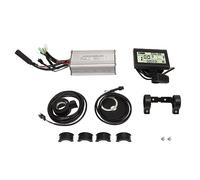 PIXAXOHH Electric Bike Controller Kit, 25A Sine Wave Controller, LCD3U Display, for DIY E-Bike Conversion, with Throttle and Assistance Magnetic Point