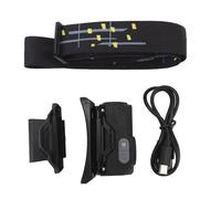 PIXAXOHH Lampe frontale magnétique LED à source lumineuse multiple, détecteur de mouvement, rechargeable, légère, avec clip pour casquette, idéale pour l'extérieur.