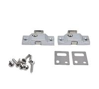 PIXAXOHH Loquet de sécurité de fenêtre en acier inoxydable, pour renforcement de serrure de porte de maison moderne, résistant à la corrosion, installation facile avec le