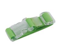 PIXAXOHH Sangle de Bagage de Voyage, matériau ABS en Nylon Durable, Protection Anti-Ouverture, Cintre de Sac Mains Libres, Conception compacte et légère, pour Une Identification (Verte)