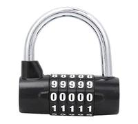 PIXAXOHH Serrure à Combinaison à 5 Chiffres pour Porte d'entrepôt, Corps en Alliage de Zinc, Cadenas antivol Haute sécurité, revêtement antirouille, 100 000 Mots de Passe