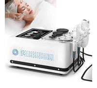 PixCy Appareil de diathermie Tecar Therapy 448K,Appareil de physiothérapie Tecar Professionnel avec 3 poignées et 1 Plaque négative,Lifting raffermissement+modelage+soulagement de la Douleur