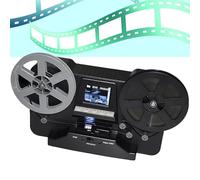 PixCy Convertisseur Film Numérique 8mm,Convertisseur Film Super 8en Numérique,Lecteurs D'images,Scanner Film,Visionneuse Diapositives pour Anciennes Diapositives,avec écran 2,4"