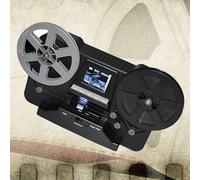 PixCy Convertisseur Numériseur Films 8mm Et Super8,Scanner Film Convertit Film Image par Image Fichiers Numériques Mp4,avec écran 2,4", Visualisation,Partage Sauvegar Carte SD