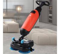 PixCy Électrique Autolaveuse Sol Professionnel,Polisseuses pour Sols, Double Brosse & Largeur Nettoyage 43 Cm,240 RPM Nettoyage Profond,pour Domicile,Bureau & Garages,sans Fil & Compacte Red