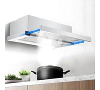 PixCy Haute Aspirante Cuisine,Hotte Aspirante Encastrable, Hotte Tiroir Téléscopique,Hotte Extractive en Acier Inoxydable,pour Cuisines Domestiques,Barbecues Intérieur Marmites Chaudes 60cm