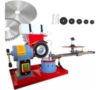 PixCy Meuleuse D'engrenage Humide/Sec à 2850 TR/Min,Affûteur électrique De Lames De Scie Circulaire,avec Interrupteur étanche,Localisateur Précis,Angle Réglable,Machine à Polir Les Lames 550W