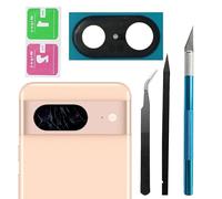 Pixel 8 Lentille de rechange pour appareil photo arrière Google Pixel 8 avec adhésif pré-installé et kit d'outils de réparation