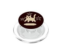 Pixel 90's Y2K Scary Tomcat Cat Cat a Peur sous Les étoiles PopSockets PopGrip pour MagSafe