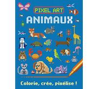 PIXEL ART ANIMAUX - COLORIE, CREE, PIXELISE !