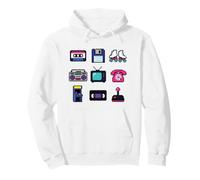 Pixel Art rétro années 80 pour Geek nostalgique du Gaming Sweat à Capuche