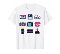 Pixel Art rétro années 80 pour Geek nostalgique du Gaming T-Shirt