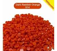 Pixel Art Stuff Brick Mosaic Toys For Artist,Tuile 1x1 Round 98138, Remix 91 Colors,Importer Nights Part,4500pcs Per Lot,Bulk Buy - Type Dark Red Orange S14