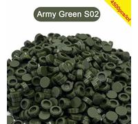 Pixel Art Stuff Brick Mosaic Toys For Artist,Tuile 1x1 Round 98138, Remix 91 Colors,Importer Nights Part,4500pcs Per Lot,Bulk Buy - Type Army Green S02