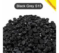 Pixel Art Stuff Brick Mosaic Toys For Artist,Tuile 1x1 Round 98138, Remix 91 Colors,Importer Nights Part,4500pcs Per Lot,Bulk Buy - Type Black Grey S15