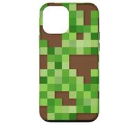 Pixel Block Camo Green Pattern for Gamers and Adventure Fans Coque pour iPhone 12 Mini