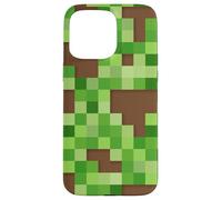 Pixel Block Camo Green Pattern for Gamers and Adventure Fans Coque pour iPhone 15 Pro Max