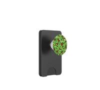 Pixel Block Camo Green Pattern for Gamers and Adventure Fans PopSockets PopWallet pour MagSafe