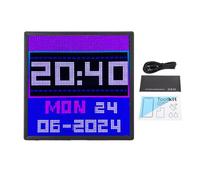 Pixel Digital Photo Frame Wall Mount de Bureau 64x64 Cadre D'affichage du Panneau LED avec Application pour Décoration de Salle de Jeux