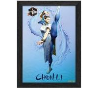 Level Up Labs Pixel Frames PLAX: Street Fighter 6 : Chun-Li - Poster lenticulaire 3D encadré - 25,4 x 30,5 cm