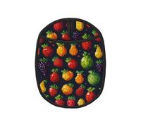 Pixel Fruit Lot de 1 tapis de cuisson multifonction en silicone imprimé pour four (1/2 paquets), convient pour les femmes et les hommes