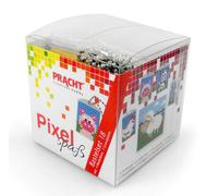 Pixel Fun 18 4 Locket Creator Key Ring Set for Kids Boys Girls Small Gift Party