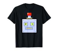 Pixel Gamer Robot drôle de science-fiction Hommes Femmes Comics Retro T-Shirt