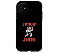 Pixel Judo Jeu vidéo 8 Pixels Art Arcade Old School Coque pour iPhone 11