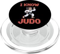 Pixel Judo Jeu vidéo 8 Pixels Art Arcade Old School PopSockets PopGrip pour MagSafe