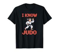 Pixel Judo Jeu vidéo 8 Pixels Art Arcade Old School T-Shirt