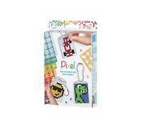 PIXEL Kit créatif 3 porte-clés + livret 38 modèles - Fun