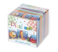 PIXEL Kit créatif cube 3 décors 6x6cm - Sous l'océan