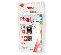 Pixel P90048-00505 Kit de bricolage amusant 9 pour enfants, système d'assemblage simple avec des petites pierres en bioplastique pour créer 2 porte-clés (médaillons), sans repassage ni collage