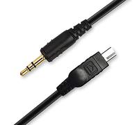 PIXEL Télécommande sans Fil Déclencheur à Distance Cordon de Connexion Câble Adaptateur 3,5mm-DC2 Câble de déclenchement pour NK