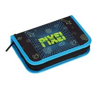 PIXEL Trousse double rabat garçon sans accessoires scolaire dépliante
